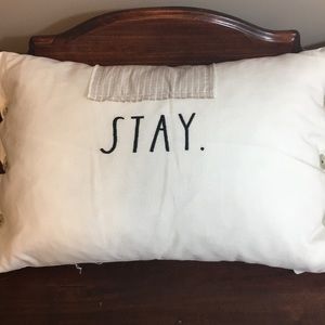 NWT Rae Dunn “Stay” Pillow